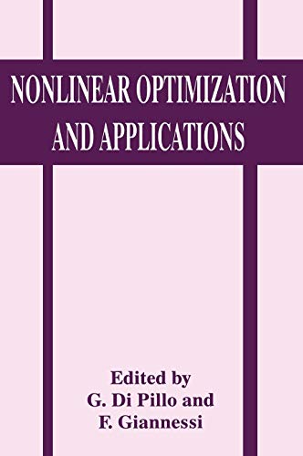 Nonlinear Optimization and Applications (Interdisciplinary Contributions to)