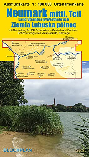 Landkarte Neumark - mittlerer Teil - Dirk Bloch Karte (im Sinne von Landkarte)