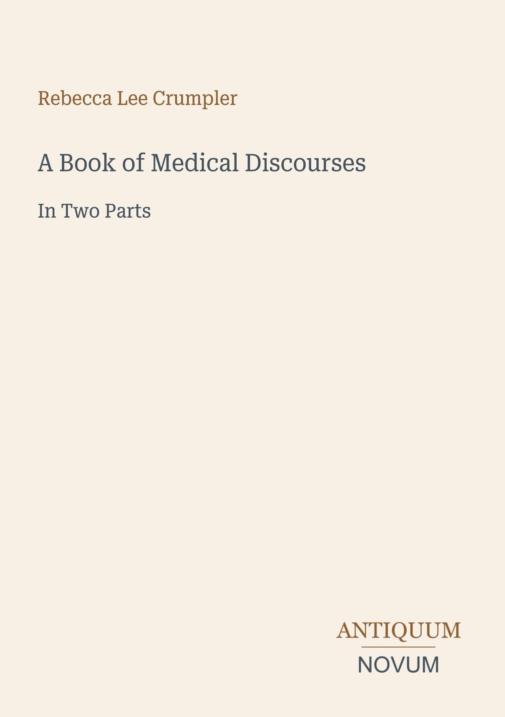 A Book of Medical Discourses
