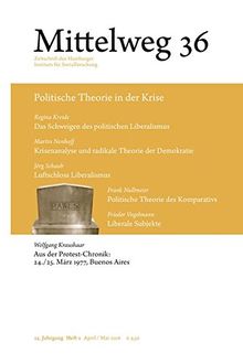 Mittelweg 36, Zeitschrift des Hamburger Instituts für Sozialforschung: Politische Theorie in der Krise
