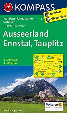 Ausseerland - Ennstal - Tauplitz: Wanderkarte mit Aktiv Guide, Radwegen und alpinen Skirouten. GPS-genau. 1:50000 (KOMPASS-Wanderkarten, Band 68)