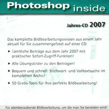 Photoshop inside, Jahres-CD 2007, 1 CD-ROM Für Windows ab 98