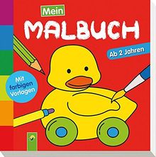 Mein erstes Malbuch: Ab 2 Jahren - Mit farbigen Vorlagen