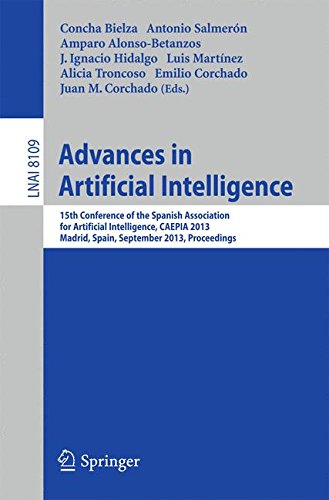 Concha Bielza Advances In Artificial Intelligence, 15th Conference Of The Spanish Association For Artificial Intelligence, Caepia 2013, Madrid, September 17-20,