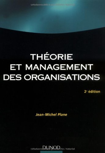 Théorie Et Management Des Organisations