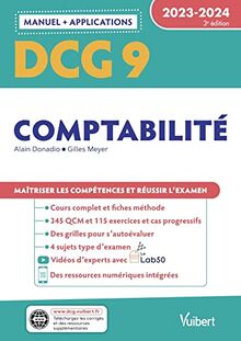 DCG 9, comptabilité : manuel + applications : 2023-2024