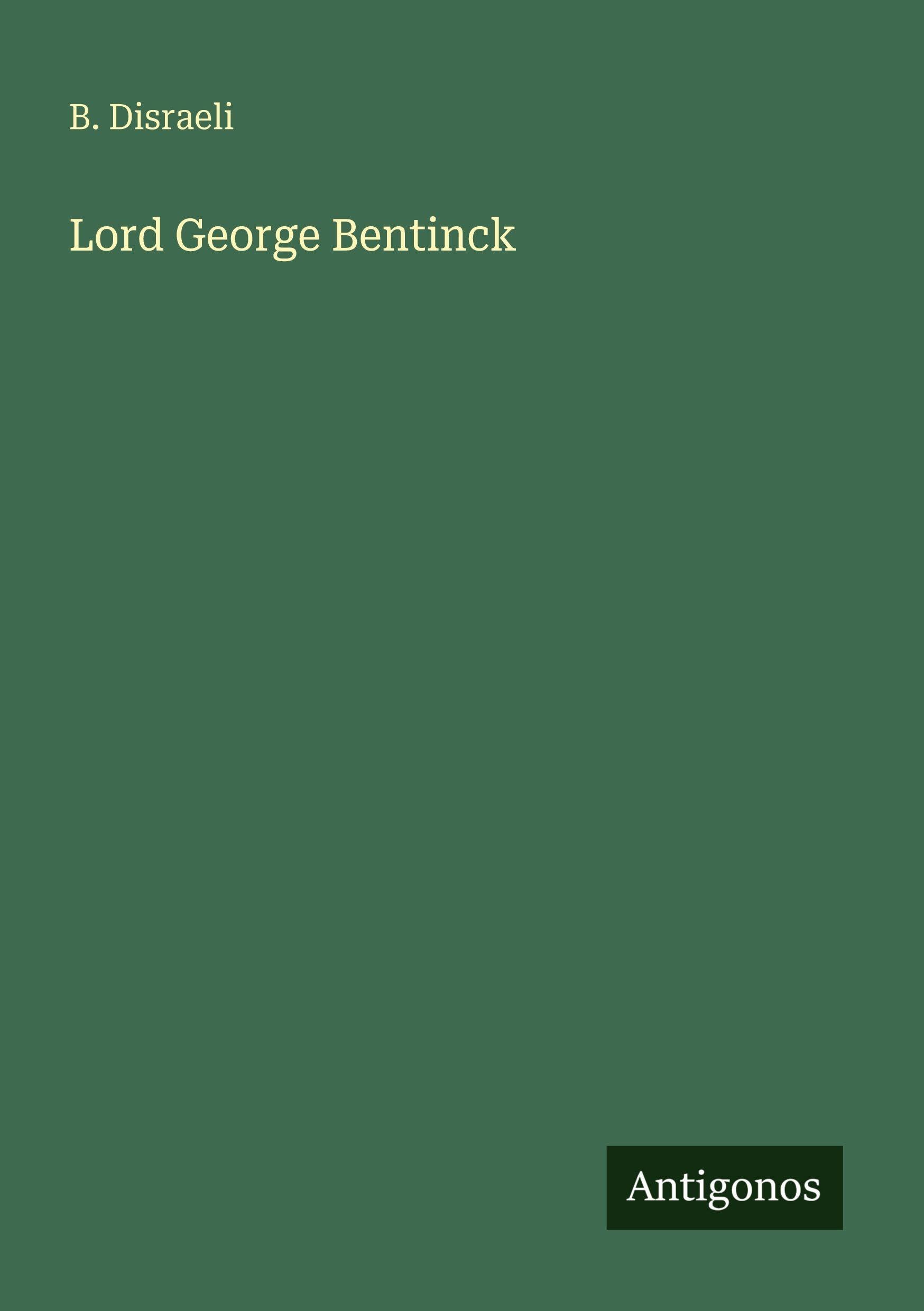 Lord George Bentinck