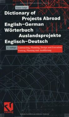 Wörterbuch Auslandsprojekte Englisch-Deutsch