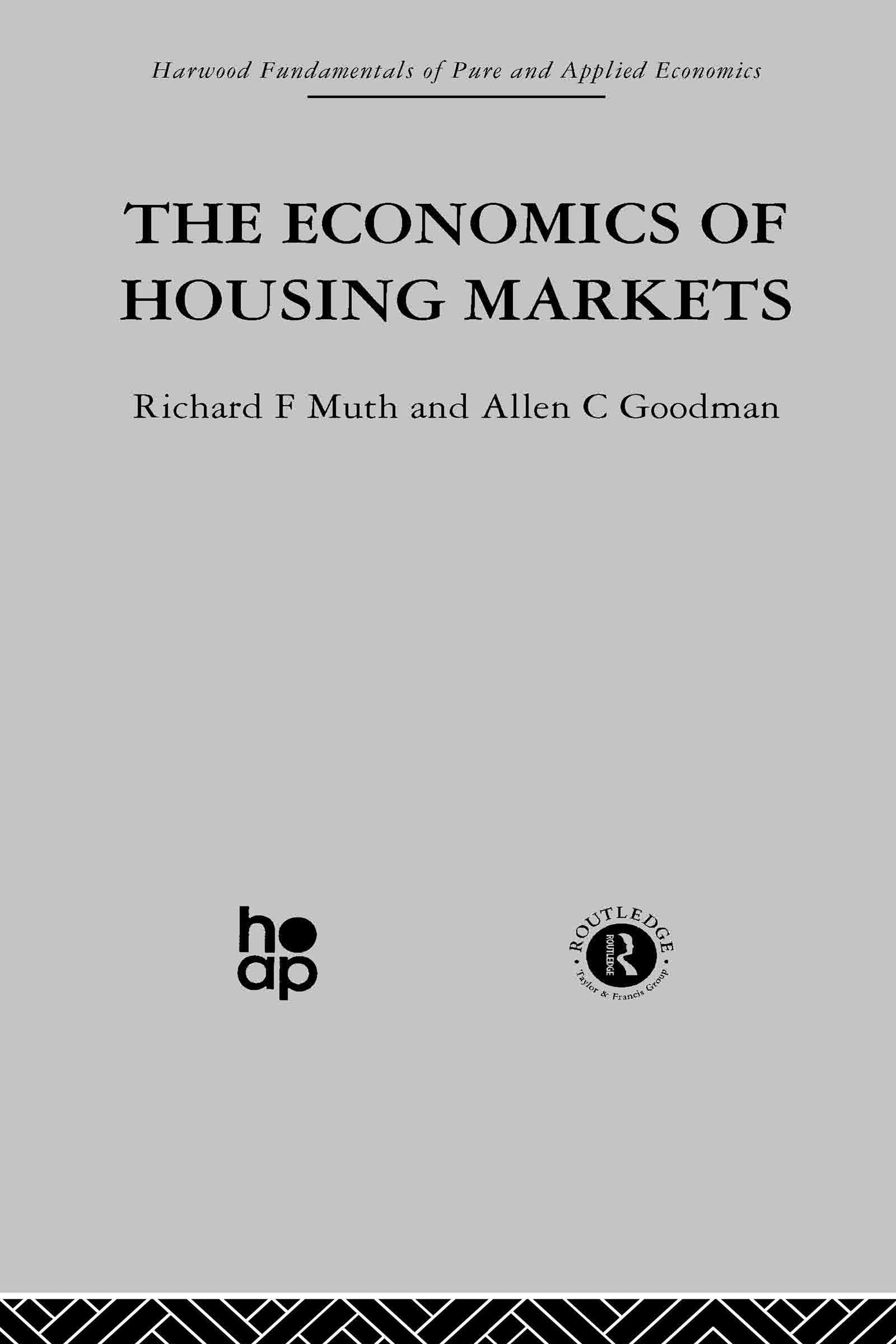 The Economics of Housing Markets (Fundamentals of Pure and Applied Economics)