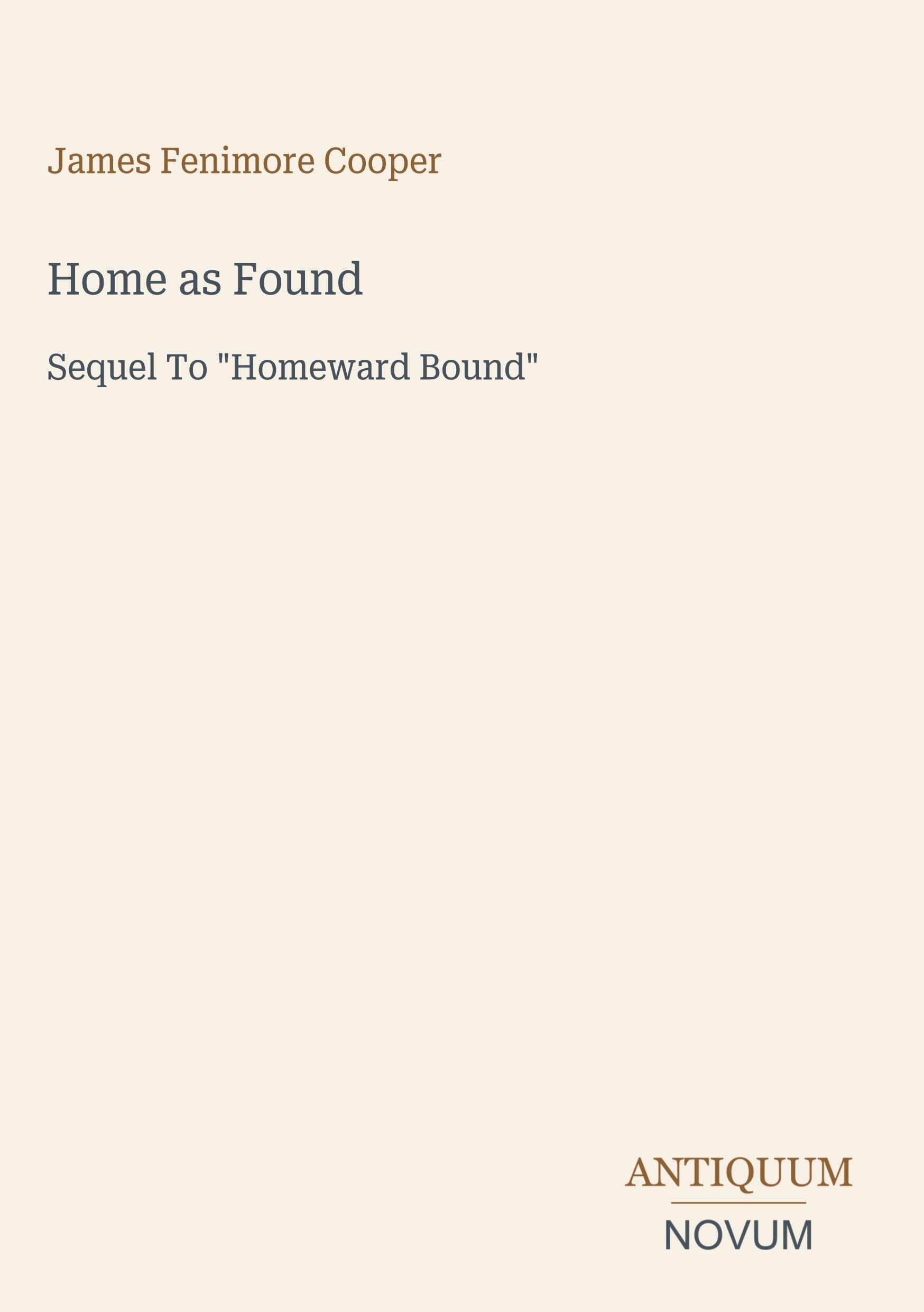 Home as Found