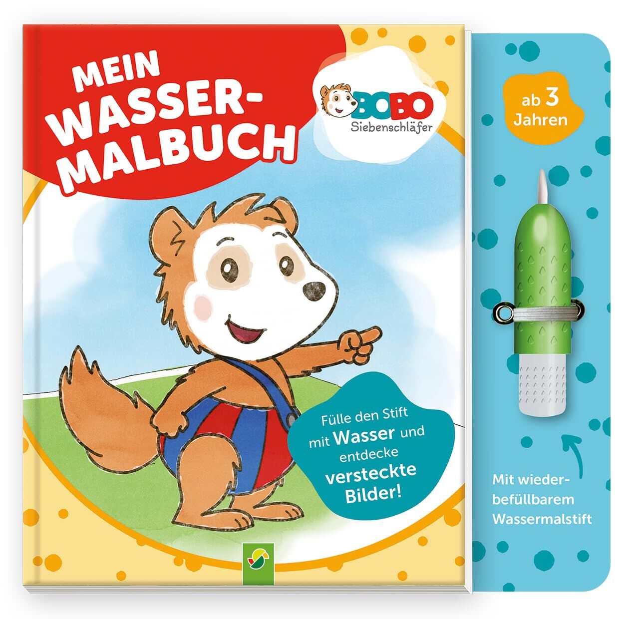 Schwager & Steinlein Verlag: Bobo Siebenschläfer Mein Wassermalbuch