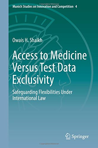 Access to Medicine Versus Test Data Exclusivity: Safeguarding Flexibilities Under International Law (Munich Studies on Innovation and Competition)