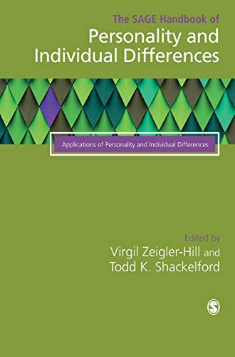 Volume III: Applications of Personality and Individual Differences