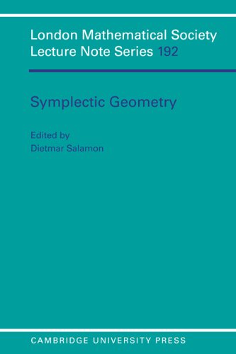 LMS: 192 Symplectic Geometry (London Mathematical Society Lecture Note Series, Band 192)