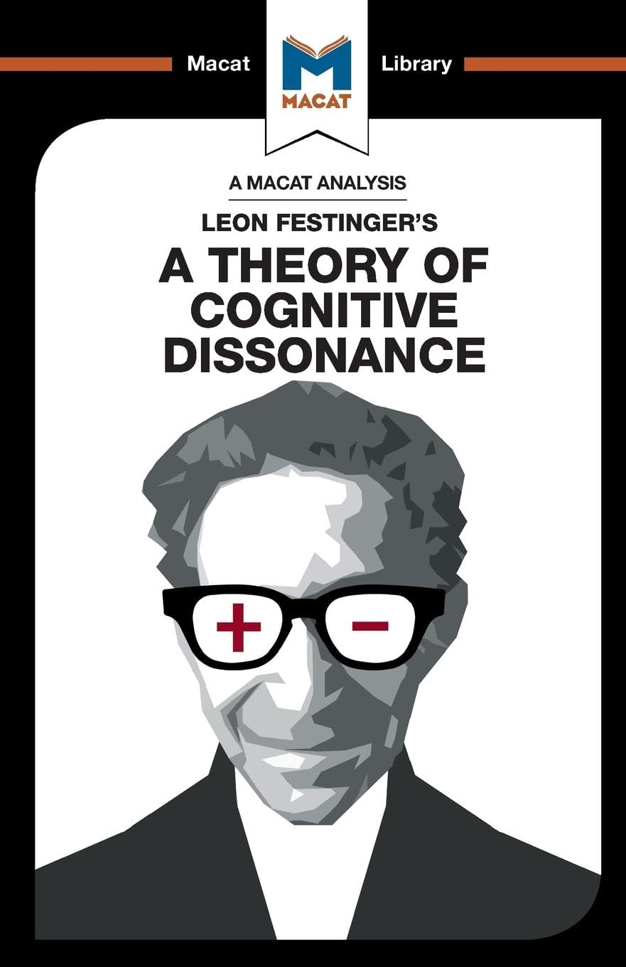 Camille Morvan A Theory Of Cognitive Dissonance (Macat Library)
