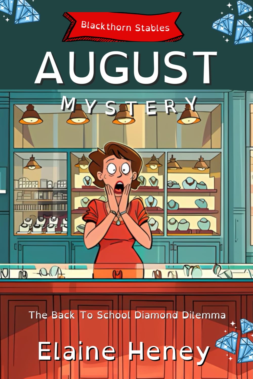 The Back to School Diamond Dilemma Blackthorn Stables August Mystery - Dyslexia Friendly (Blackthorn Stables Dyslexia Reading Books for Kids)