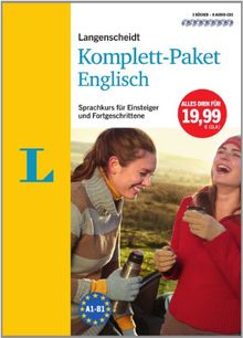 Langenscheidt Komplett-Paket Englisch - 3 Bücher mit 8 CDs: Der Sprachkurs für Einsteiger und Fortgeschrittene | Buch | Zustand gut