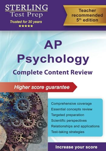 Sterling Test Prep AP Psychology: Complete Content Review for AP Psychology Exam