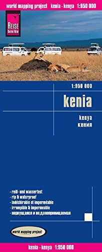 Reise Know-How Landkarte Kenia (1:950.000): world mapping project