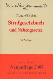 Strafgesetzbuch und Nebengesetze