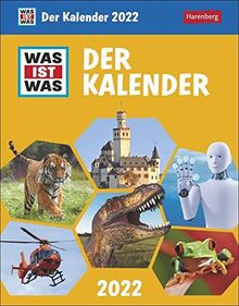 WAS IST WAS Der Kalender 2022 - Tagesabreißkalender mit spannenden Themen und kniffeligen Fragen - Wissenskalender - Kinderkalender - 12,5 x 16 cm