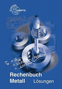 Rechenbuch Metall / Lösungen zu 10307