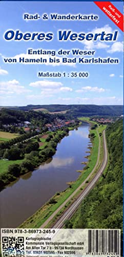 Oberes Wesertal: Entlang der Weser von Hameln bis Bad Karshafen