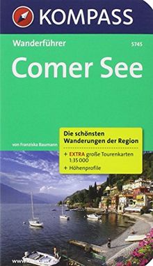 Comer See: Wanderführer mit Tourenkarten und Höhenprofilen