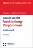 Landesrecht Mecklenburg-Vorpommern: Studienbuch