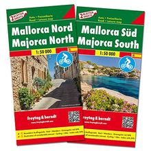 Freytag Berndt Autokarten, Mallorca Nord und Süd, Set - Maßstab 1:50.000 (freytag & berndt Auto + Freizeitkarten)