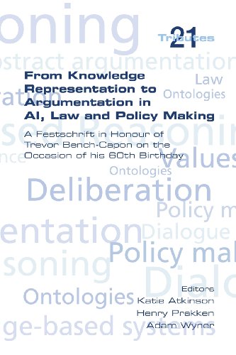 From Knowledge Representation to Argumentation in AI, Law and Policy Making. a Festscrift in Honour of Trevor Bench-Capon on the Occasion of His 60th (Tributes)
