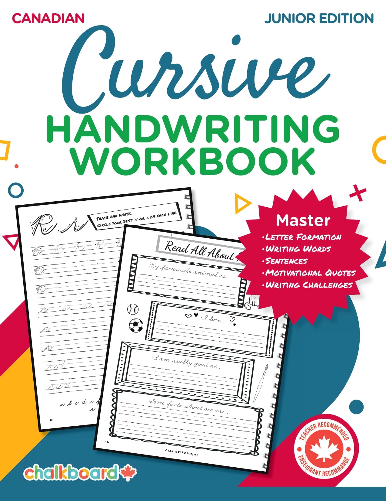 Junior Cursive Handwriting Workbook (Daily Cursive Writing Practice)