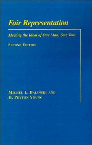 Fair Representation: Meeting the Ideal of One Man, One Vote