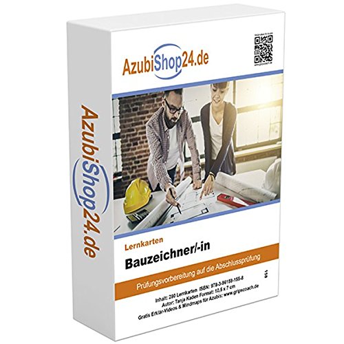 AzubiShop24.de Basis-Lernkarten Bauzeichner/in: Erfolgreiche Prüfungsvorbereitung auf die Abschlussprüfung