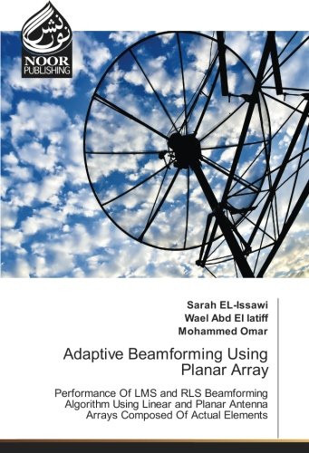 Adaptive Beamforming Using Planar Array: Performance Of LMS and RLS Beamforming Algorithm Using Linear and Planar Antenna Arrays Composed Of Actual Elements