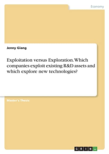 Exploitation versus Exploration. Which companies exploit existing R&D assets and which explore new technologies?