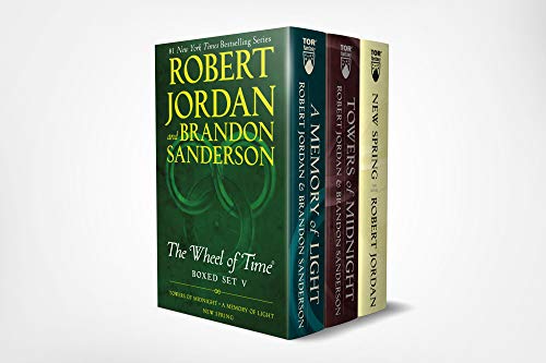Wheel of Time Premium Boxed Set V: Book Thirteen: Towers of Midnight, Book Fourteen: A Memory of Light, Prequel: New Spring