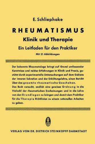 Rheumatismus: Klinik Und Therapie Ein Leitfaden Für Den Praktiker