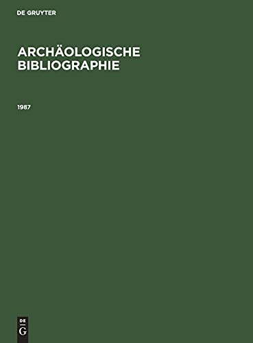 1987: ARCHB-B (Archäologische Bibliographie)