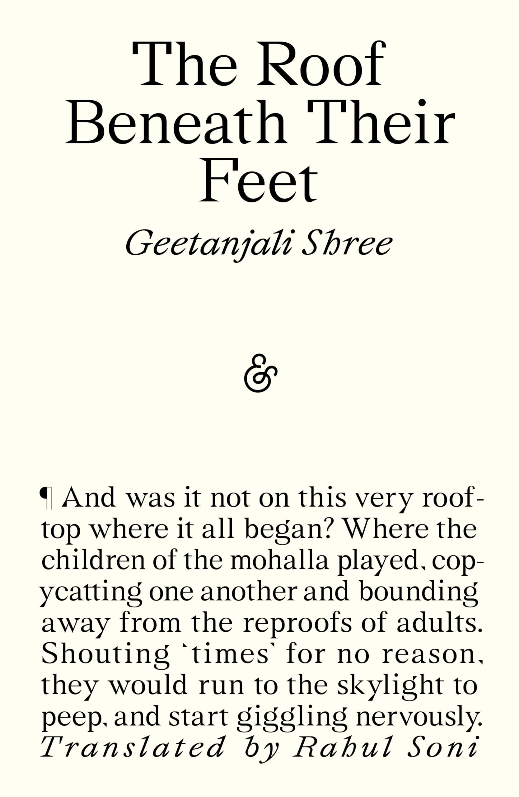 The Roof Beneath Their Feet - Neuware