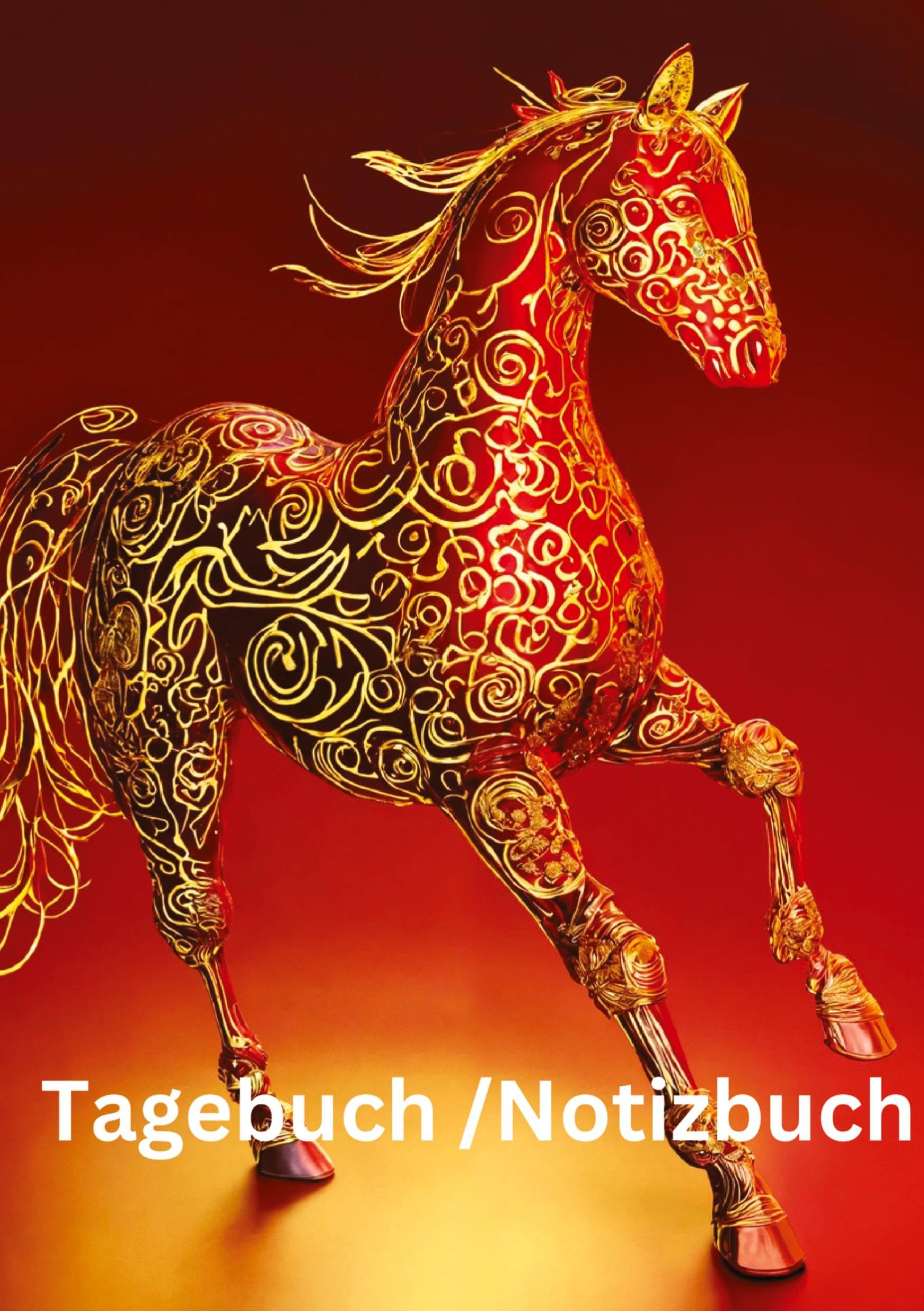 Tagebuch / Notizbuch Chinesische Tierkreis Pferd: 100 Seiten um seine persönlichen Gedanken und Erlebnisse festzuhalten. (Tagebuch / Notizbuch Chinesische Tierkreise)