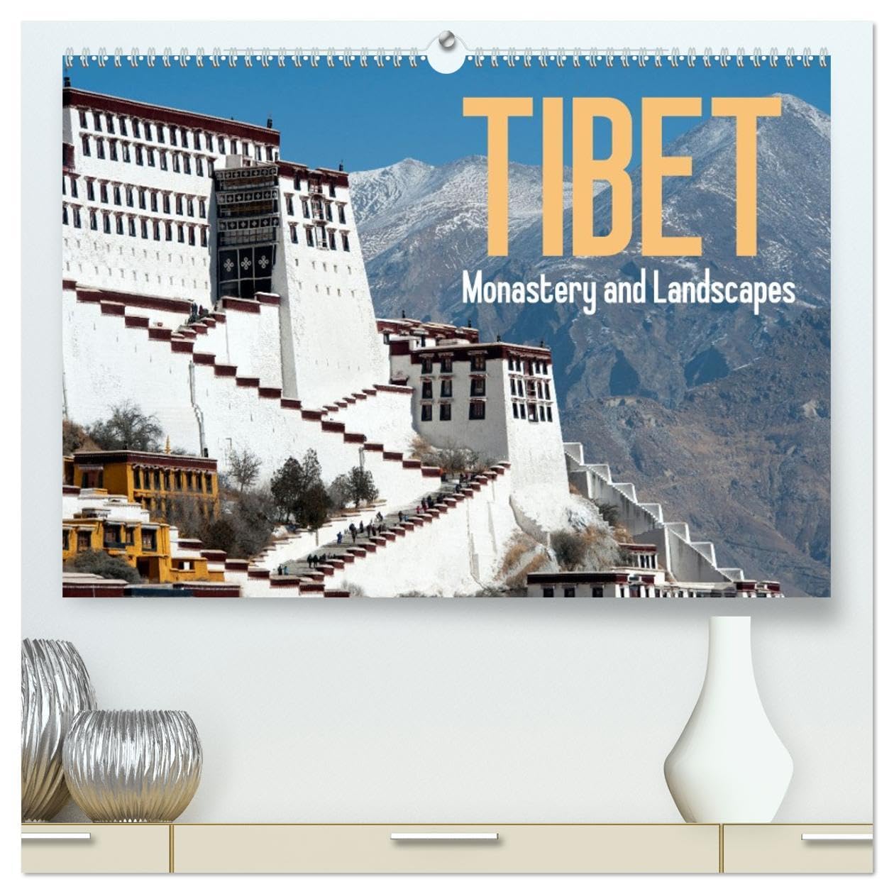 Tibet Monastery and landscapes (High Quality Premium Wall Calendar 2026 DIN A2 landscape),CALVENDO 12 Month Wall Calendar: A place to rediscover spirituality