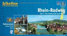 Bikeline Radtourenbuch, Rhein-Radweg Teil 1: Von Andermatt nach Basel, wetterfest/reißfest