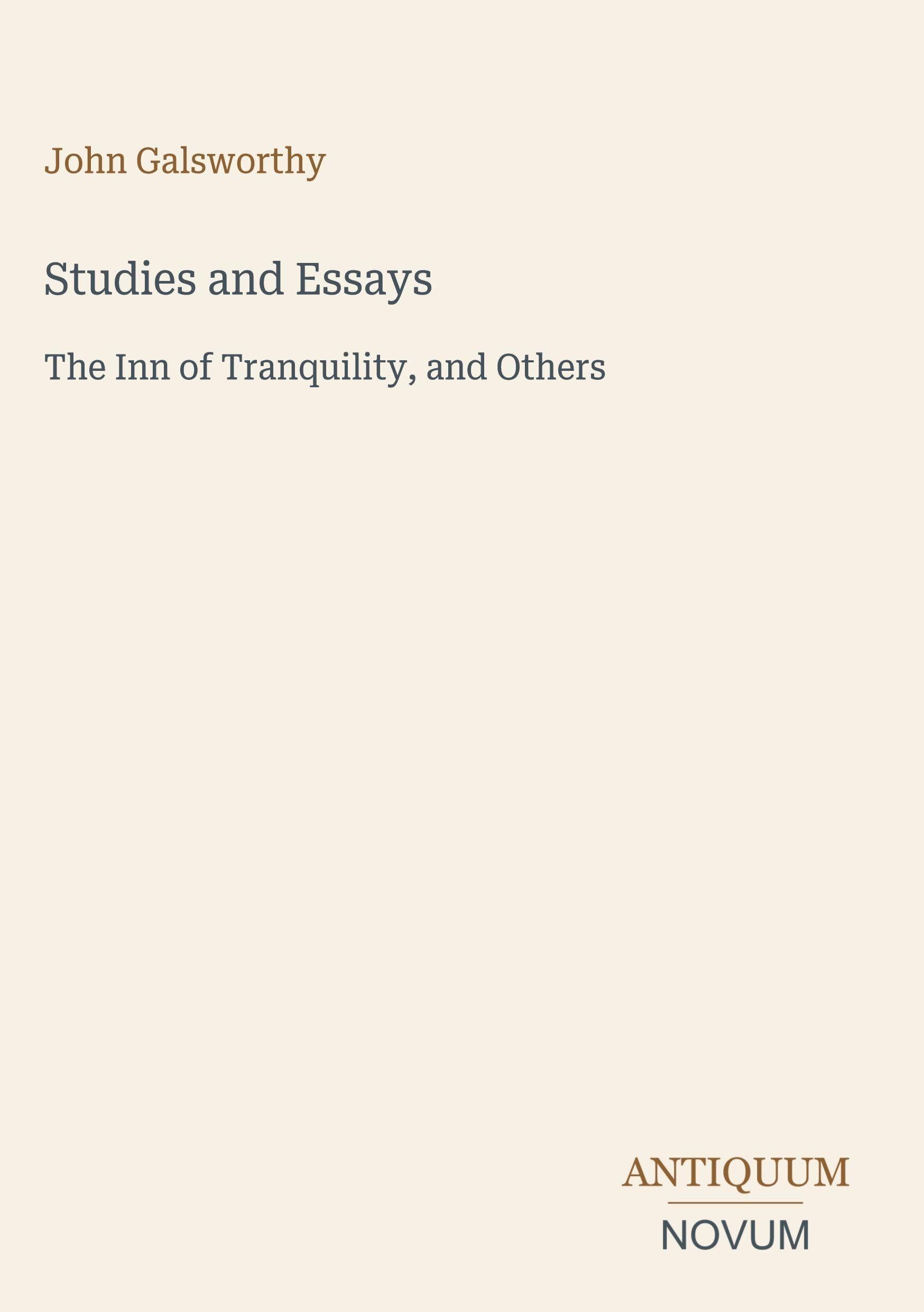 Studies and Essays