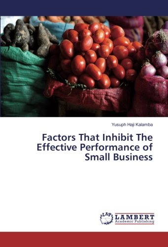 Factors That Inhibit The Effective Performance of Small Business