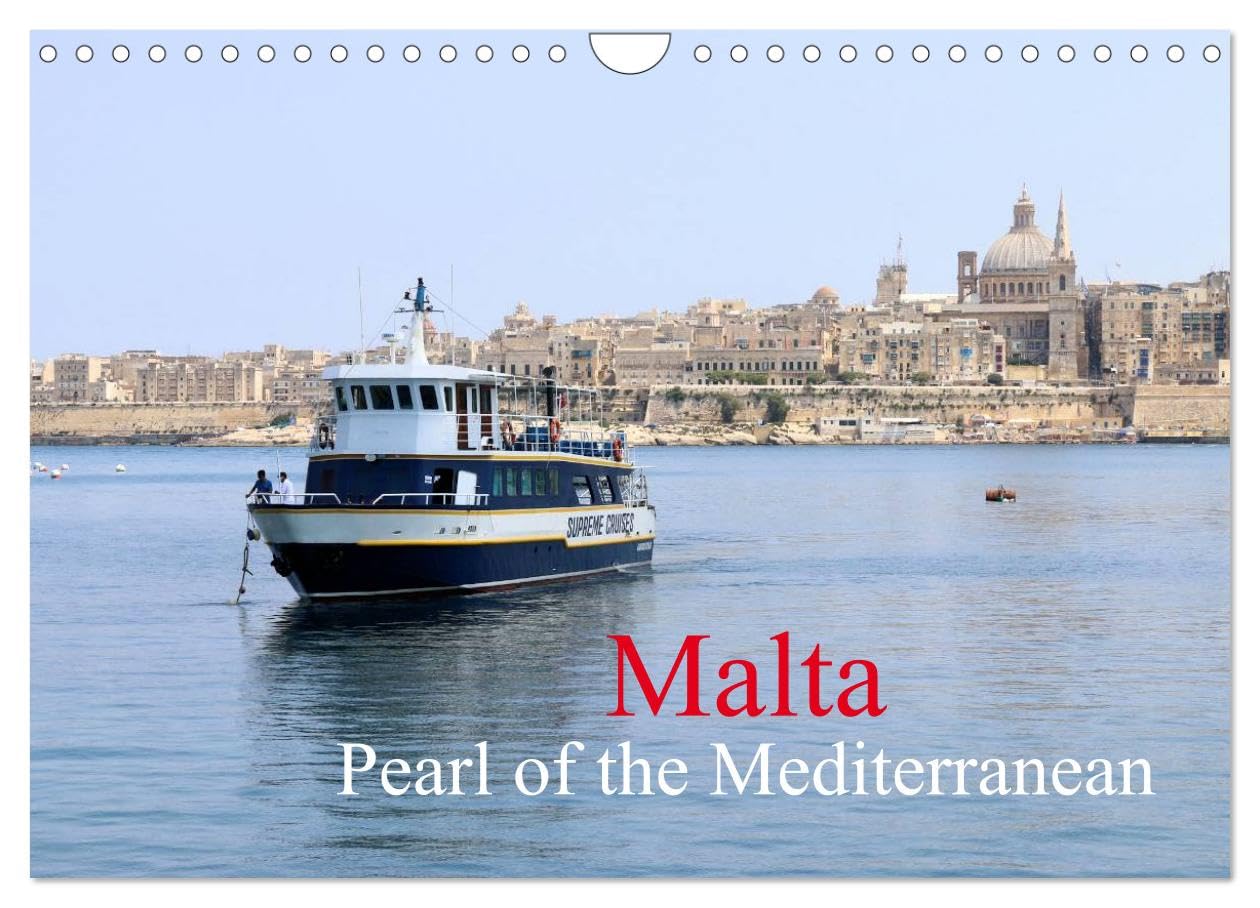 Malta Pearl of the Mediterranean (Wall Calendar 2026 DIN A4 landscape), CALVENDO 12 Month Wall Calendar: Pearl of the Mediterranean