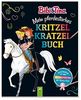 Bibi & Tina - Mein pferdestarkes Kritzel-Kratzel-Buch: Mit Bambus-Stick. Kratzmotive mit tollen Farbeffekten