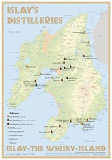 Whisky Distilleries Islay - Tasting Map 24x34cm: Islay - The Whisky-Island von Hirst, Rüdiger Jörg | Buch | Zustand sehr gut