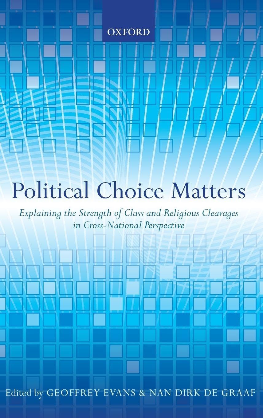 Political Choice Matters: Explaining the Strength of Class and Religious Cleavages in Cross-National Perspective