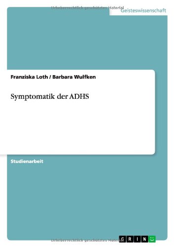Symptomatik der ADHS